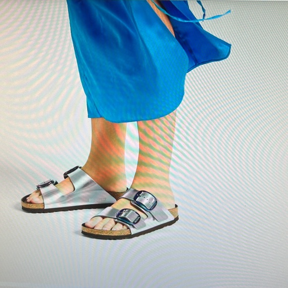 Birkenstock Arizona Big Buckle in metallic silver - Picture 13 of 15